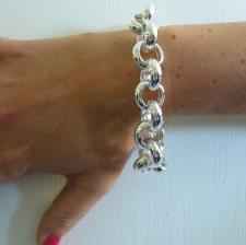 Belcher bracelet in sterling silver