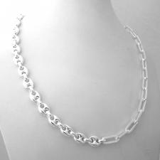 Collana in argento 925 due catene