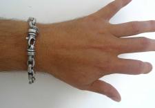 Handmade 925 sterling silver bracelet italy