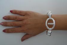 Silver chain bracelet arezzo vicenza italy