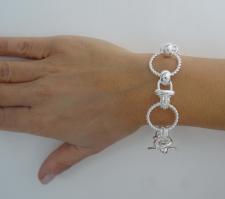 Vintage bracelet in 925 sterling silver italy