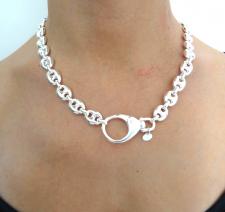 Maglia marina argento 925 solido