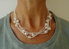 Solid sterling silver necklace