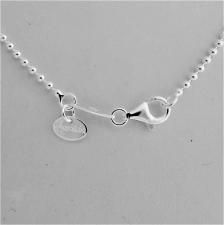 Ball chain in sterling silver italy