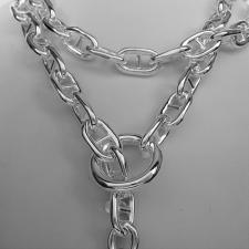 925 italy silver chain mariner link chain