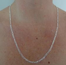 925 sterling silver men's figaro necklace