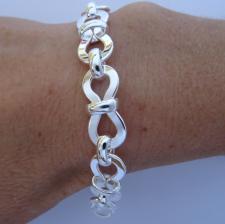 Vintage 925 silver bracelet 10mm.