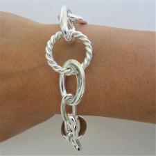 Italy silver link bracelet