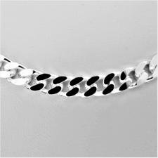 Italian sterling silver curb chain necklace 5mm