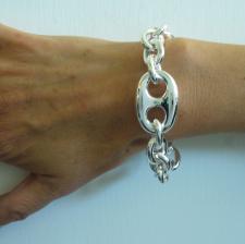 Silver mariner bracelet
