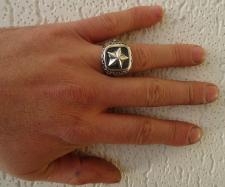 Anello stella 5 punte in argento