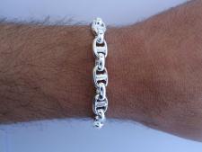 Bracciale per uomo in argento massiccio