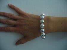 Bracciale palline argento 