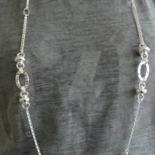 Collana lunghezza 100 cm 1 metro in argento 925