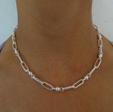 Silver chain italy 925 silver chain made in arezzo