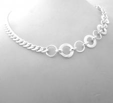 Collana argento a due catene