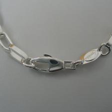 Sterling silver men's chain necklace