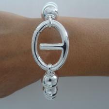 Silver chain bracelet arezzo vicenza italy