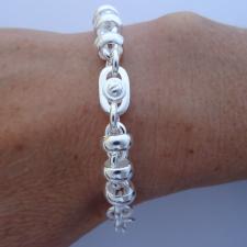 Vintage 925 silver bracelet 9mm.