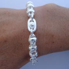 Vintage silver bracelet made in tuscany