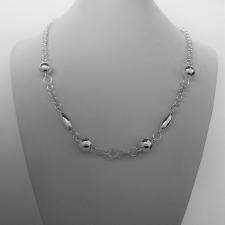 Sterling silver necklace with bead