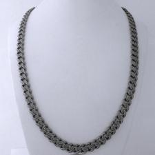 Collana in argento 925 anticato ossidato