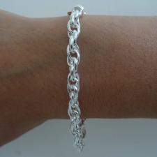 Production of silver chain bracelets necklaces italy
