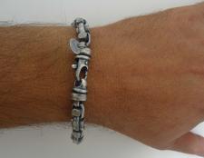 Bracciali artigianali uomo in argento 925