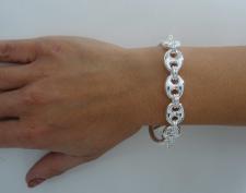 Bracciale catena maglia marina argento 925