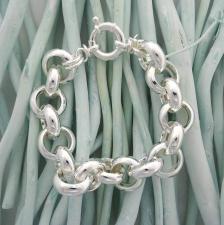 Belcher bracelet in sterling silver