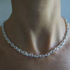 Solid 925 Italy silver necklace