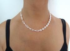 Collana in argento 925 due catene