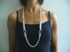 Collana lunga cm 90 in argento 925.