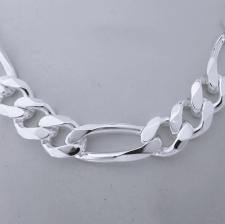 Chunky silver chain made in italy