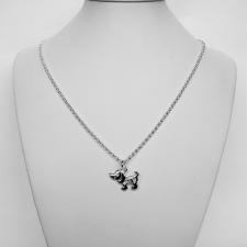 Collana argento pendente cane