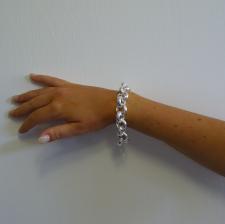 Belcher bracelet in sterling silver