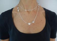 Collana cerchietti in argento