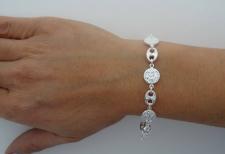 Bracciale fiorini in argento 925