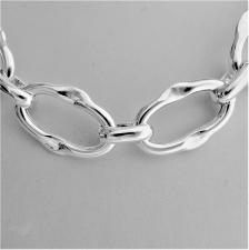 925 italy silver link chain necklace