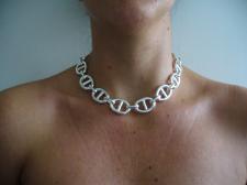 Anchor chain necklace in 925 silver