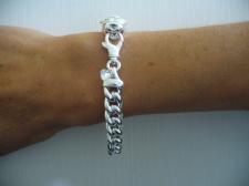 Sterling silver panther bracelet. 