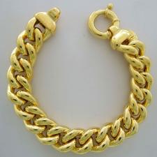 Bracciale argento 925 dorato oro giallo