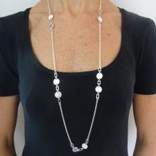 Collana cerchietti in argento