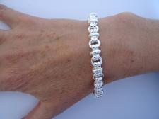 Vintage silver link bracelet 