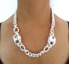 Marina necklace in sterling silver
