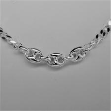 Sterling silver men's nautical necklace