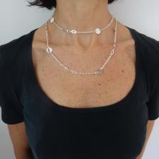 Collana cerchi in argento 925