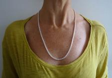 3.6mm sterling silver box chain necklace