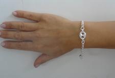 Silver bracelet Italian manufacturer