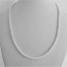 Collana in argento maglia Pop Corn lineare 4,5mm.